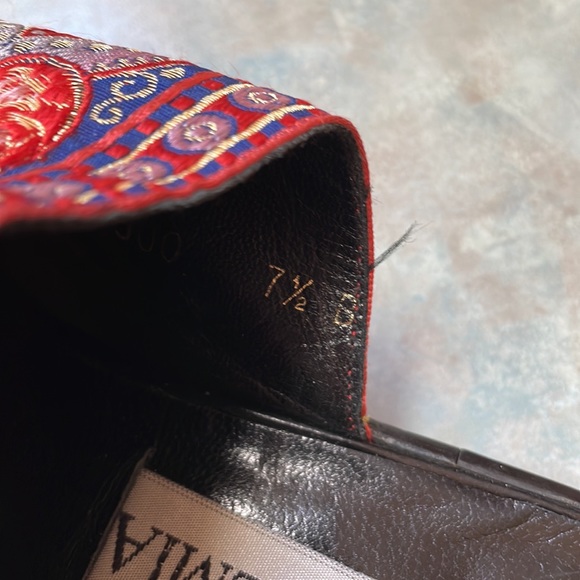 Academia brocade mules (sz 7 1/2) - Picture 6 of 10